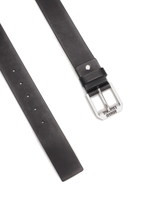 A|X Ceinture en cuir, peut être raccourcie Noir - Ceintures