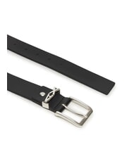 ARMANI EXCHANGE A|X METALLIC LOGO Ceinture en cuir, peut être raccourcie Noir - Ceintures - 3