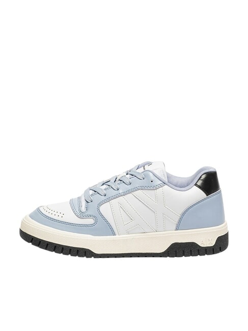 AX LOGO Baskets op.blanc+bleu - Chaussures Femme