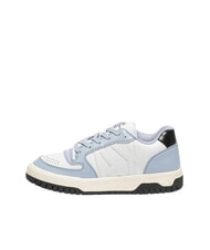 ARMANI EXCHANGE AX LOGO Baskets op.blanc+bleu - Chaussures Femme - 2
