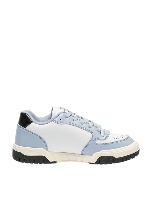 AX LOGO Baskets op.blanc+bleu - Chaussures Femme
