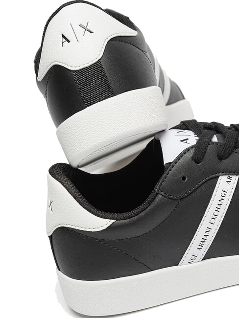 A|X STRIPES Baskets noir + blanc op. - Chaussures Homme