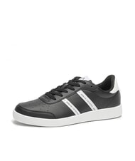ARMANI EXCHANGE A|X STRIPES Baskets noir + blanc op. - Chaussures Homme - 4