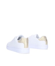 ARMANI EXCHANGE AX LOGO EMBOSSED Baskets op.blanc+or p&acirc;le - Chaussures Femme - 3