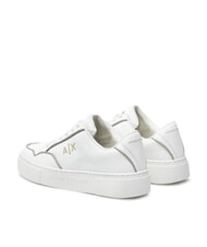 ARMANI EXCHANGE A|X LOGO STRASS Baskets écru + or pâle - Chaussures Femme - 3