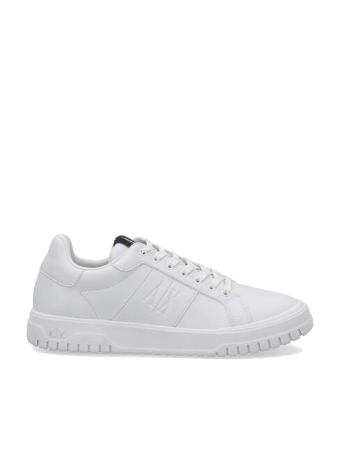 A|X Baskets avec logo lat&eacute;ral blanc brillant - Chaussures Homme