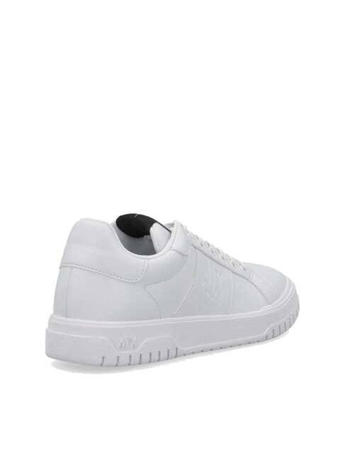 A|X Baskets avec logo lat&eacute;ral blanc brillant - Chaussures Homme