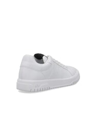 ARMANI EXCHANGE A|X Baskets avec logo lat&eacute;ral blanc brillant - Chaussures Homme - 4