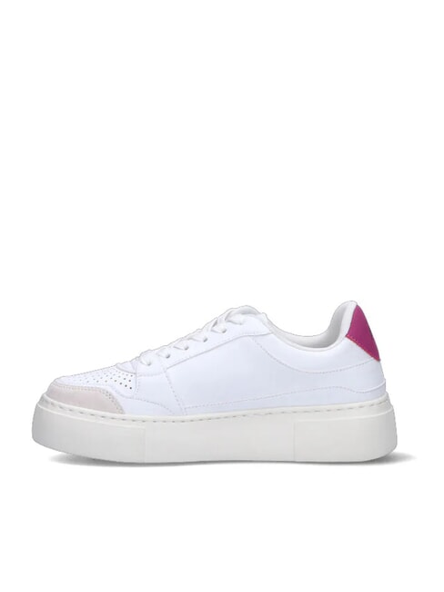 AX LOGO Baskets &agrave; plateforme op.blanc+rose - Chaussures Femme