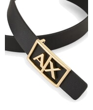 ARMANI EXCHANGE A|X BUCKLE Ceinture avec grand logo - Ceintures