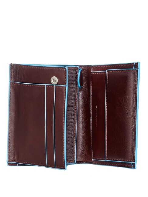 BLUE SQUARE Portefeuille vertical en cuir ACAJOU - Portefeuilles Homme