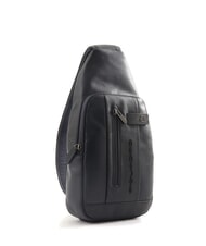 PIQUADRO URBAN Sac bandoulière en cuir bleu - Sacs à dos pour ordinateur portable - 2