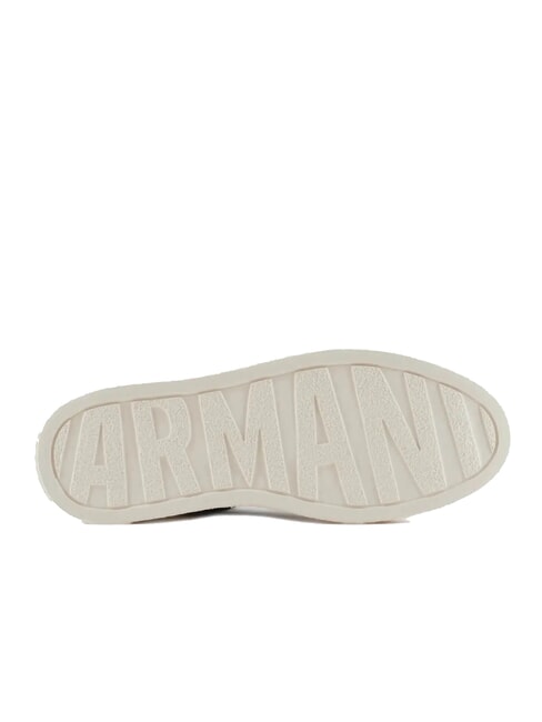 AX LOGO Baskets à plateforme noir + or pâle - Chaussures Femme