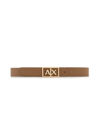 ARMANI EXCHANGE A|X BUCKLE Ceinture avec grand logo pisco foncé/pisc foncé - Ceintures - 3