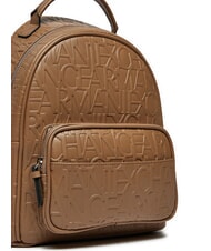 ARMANI EXCHANGE LOGO ALL OVER Sac à dos avec poche pisco noir - Sacs pour Femme - 4