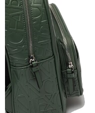 ARMANI EXCHANGE LOGO ALL OVER Sac à dos avec poche absinthe - Sacs pour Femme - 3