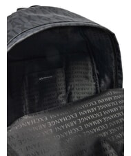 ARMANI EXCHANGE A|X LOGO ALL OVER Sac à dos pour ordinateur portable 15,6" asphalte/noir - Sacs à dos pour ordinateur portable - 5