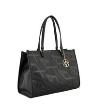 ARMANI EXCHANGE A|X MONOGRAM Sac cabas porté épaule noir noir - Sacs pour Femme - 2