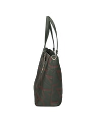 ARMANI EXCHANGE LOGO EMBOSSED Sac cabas porté épaule absinthe/liqueur foncée - Sacs pour Femme - 4