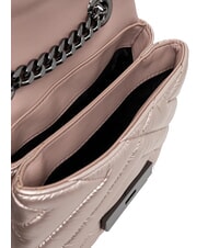 ARMANI EXCHANGE A|X PUFFY Mini sac matelassé or rose - Sacs pour Femme - 4