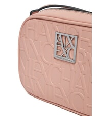 ARMANI EXCHANGE LOGO EMBOSSED Mini sac à bandoulière punch au lait - Sacs pour Femme - 3