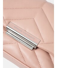 ARMANI EXCHANGE A|X MATELASSE Mini sac à bandoulière punch au lait - Sacs pour Femme - 3