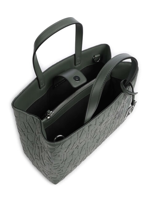 LOGO EMBOSSED Sac &agrave; main, avec bandouli&egrave;re absinthe - Sacs pour Femme