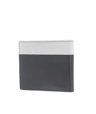 PIQUADRO URBAN Porte-feuille en cuire gris noir - Portefeuilles Homme - 3
