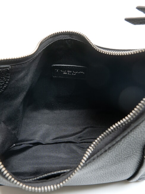 CAMOGLI Sac bandouli&egrave;re avec poches lat&eacute;rales Noir - Sacs pour Femme