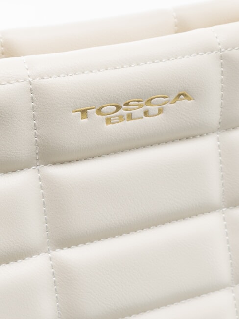 PONZA Sac cabas avec anses chaîne blanc - Sacs pour Femme