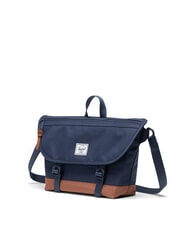 HERSCHEL COVE Dossier Messenger, PC 15,6" bleu marine/marron selle - Porte Documents Travail - 2