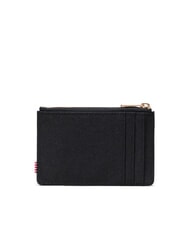 HERSCHEL OSCAR Porte-cartes plat avec zip NOIR - Portefeuilles Homme - 3