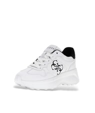 GUESS LUCKEI baskets &agrave; logo 4G blanc - Chaussures Femme - 3