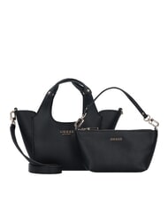 GUESS HELINA Cabas &agrave; main, avec bandouli&egrave;re NOIR - Sacs pour Femme - 3
