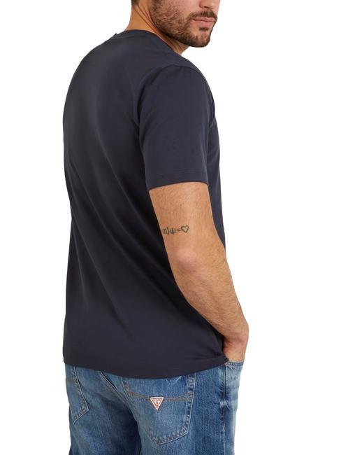 BASIC PIMA T-shirt en coton extensible smartblue - T-shirt