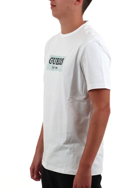 SS CN BOX T-shirt avec logo imprimé blanc pur - T-shirt