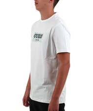 GUESS SS CN BOX T-shirt avec logo imprim&eacute; blanc pur - T-shirt - 2