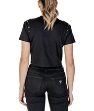 GUESS CN SS EYELET T-shirt avec noeud et broderie jetbla - T-shirt - 2