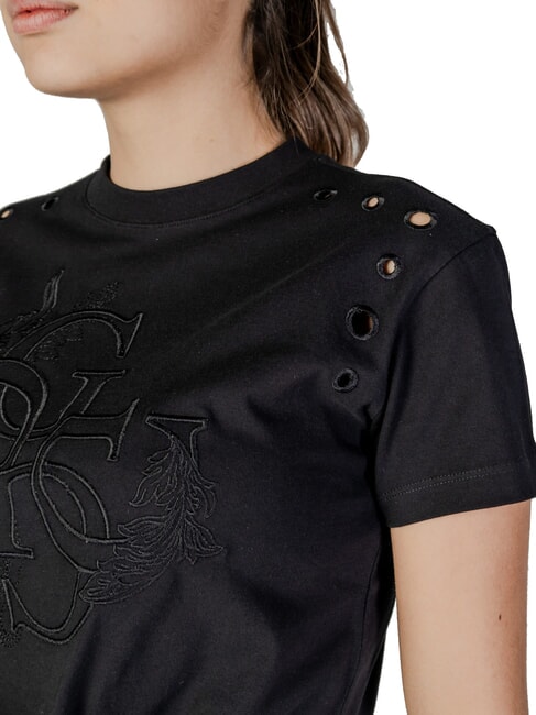 CN SS EYELET T-shirt avec noeud et broderie jetbla - T-shirt