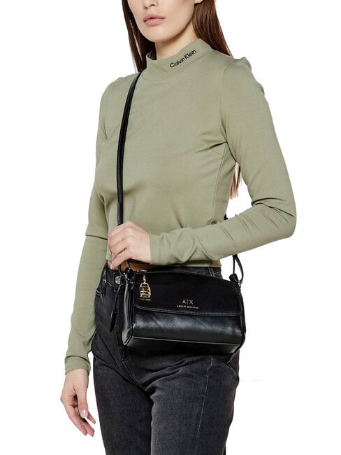 JANE Sac bandouli&egrave;re avec cadenas noir - Sacs pour Femme