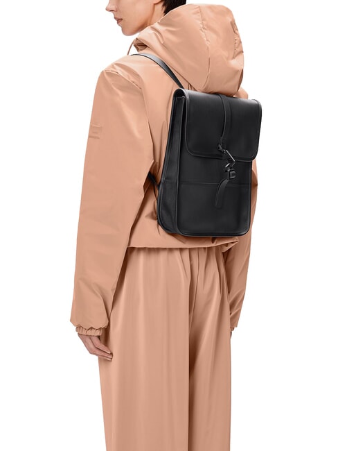 BACKPACK MICRO Sac &agrave; dos porte-tablette grain noir - Sacs &agrave; dos pour l'&Eacute;cole & les Loisirs