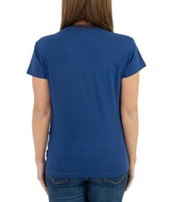 JOHN RICHMOND MECHI T-shirt stretch logo strass bleu - T-shirt - 2