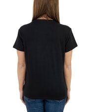 JOHN RICHMOND MECHI T-shirt stretch logo strass noir - T-shirt - 2