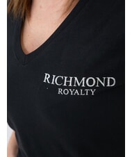 JOHN RICHMOND VATICI T-shirt extensible noir/argent foncé - T-shirt - 3