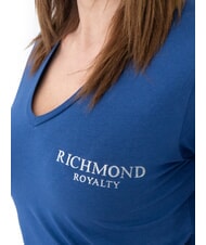 JOHN RICHMOND VATICI T-shirt extensible bleu foncé/argent - T-shirt - 3