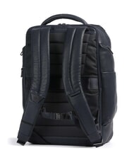 PIQUADRO CRONUS Sac &agrave; dos en cuir, support ordinateur 14" bleu - Sacs &agrave; dos pour ordinateur portable - 2