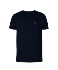 TIMBERLAND DUNSTAN RIVER T-shirt en coton avec poche saphir fonc&eacute;/denim fonc&eacute; - T-shirt - 4