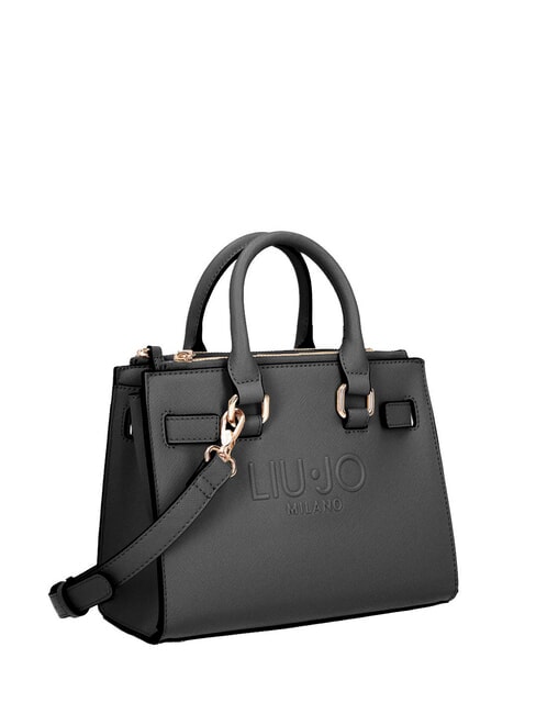 HALONA Petit sac fourre-tout fait main NOIR - Sacs pour Femme