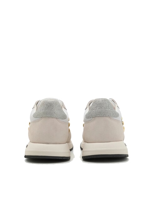 DUNE 30 Baskets à clous en forme de coeur blanc/argent10 - Chaussures Femme