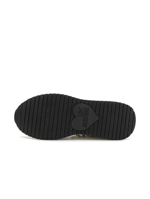 DUNE 30 Baskets &agrave; clous en forme de coeur blanc/argent10 - Chaussures Femme